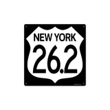 Marathon New York Metal Sign Wall Decor 12 x 12