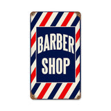 Barber Shop Metal Sign Wall Decor 14 x 8