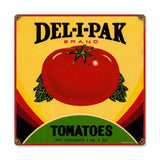 Deli Pak Tomatoes Metal Sign Wall Decor 12 x 12