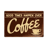 Coffee Metal Sign Wall Decor 24 x 16