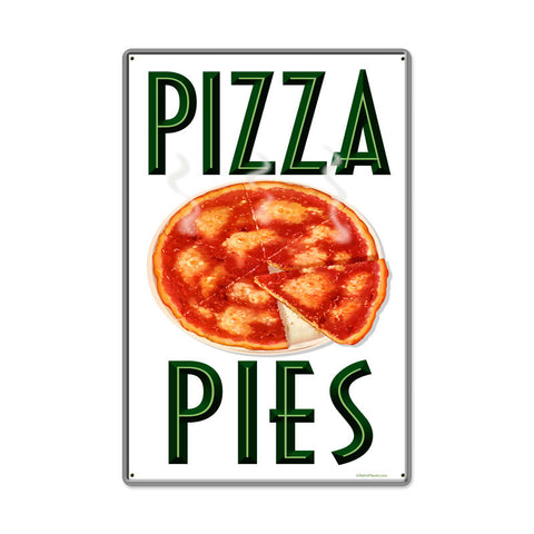 Hot Pizza Metal Sign Wall Decor 16 x 24
