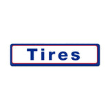 Mobil Tires Metal Sign Wall Decor 20 x 5