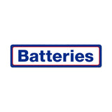 Mobil Batteries Metal Sign Wall Decor 20 x 5