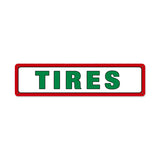 Texaco Tires Metal Sign Wall Decor 20 x 5
