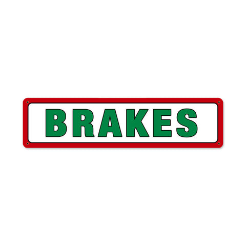 Texaco Brakes Metal Sign Wall Decor 20 x 5