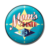 Moms Diner Metal Sign Wall Decor 14 x 14