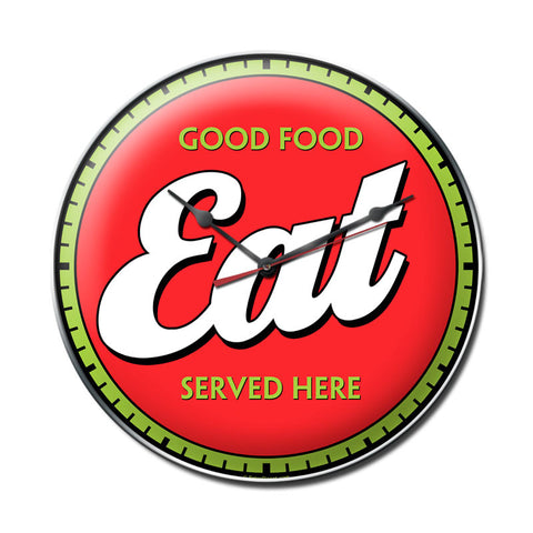 Eat Metal Sign Wall Decor 14 x 14