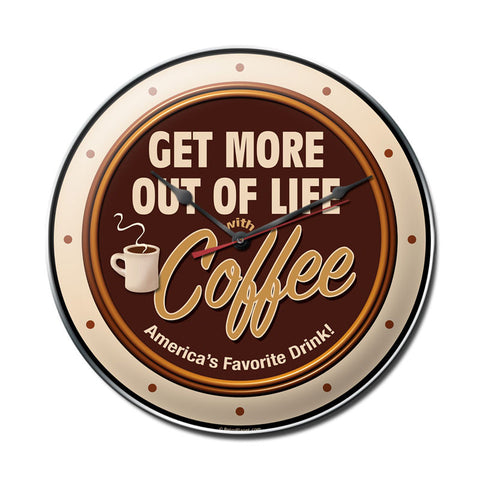 Coffee Metal Sign Wall Decor 14 x 14
