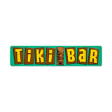 Tikibar Metal Sign Wall Decor 28 x 6