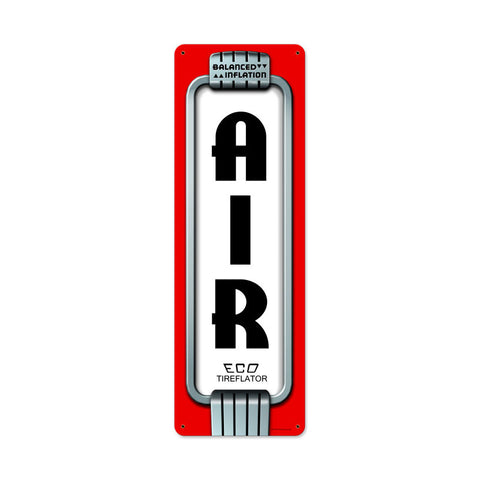 Air Eco Metal Sign Wall Decor 8 x 24