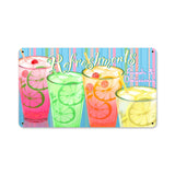 Refreshments Metal Sign Wall Decor 14 x 8