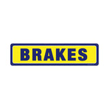 Brakes Metal Sign Wall Decor 20 x 5