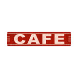 Cafe Metal Sign Wall Decor 28 x 6