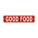 Good Food Metal Sign Wall Decor 28 x 6