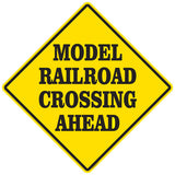 RR-106 Railroad Crossing Ahead Metal Sign