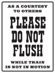 RR-109 Please do not Flush