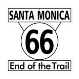 Santa Monica 66 Metal Sign Wall Decor 16 x 16