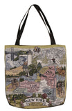 State Of New York Tapestry Tote