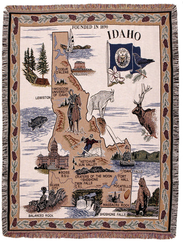 Tapestry - State Of Idaho Throw