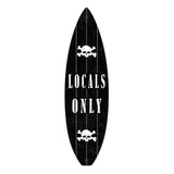 Locals Only Metal Sign Wall Decor 22 x 6