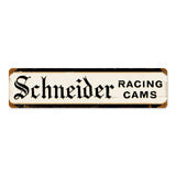 Racing Cams Metal Sign Wall Decor 5 x 20