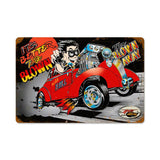 Blown Away Metal Sign Wall Decor 18 x 12