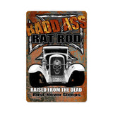 Bad Ass Ratrod Metal Sign Wall Decor 12 x 18