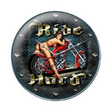 Ride Hard Metal Sign Wall Decor 14 x 14