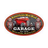 American Hot Rod Metal Sign Wall Decor 24 x 14