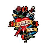 Heart Tattoo Metal Sign Wall Decor 14 x 14