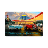 California Graffiti Metal Sign Wall Decor 18 x 12