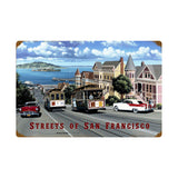 San Francisco Streets Metal Sign Wall Decor 24 x 16