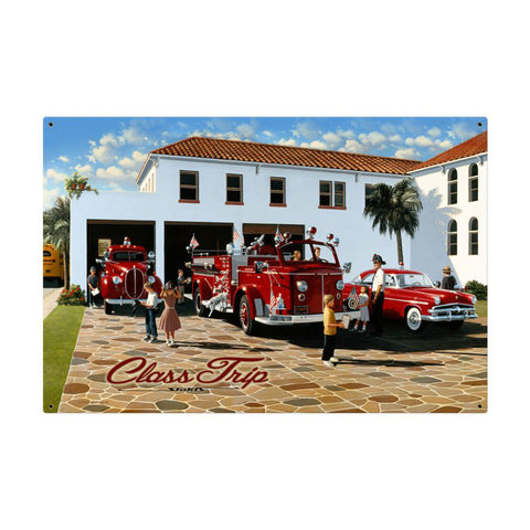 Class Trip Metal Sign Wall Decor 36 x 24