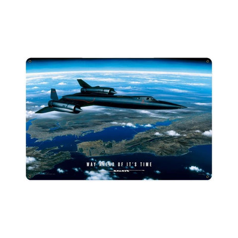 Ahead of its Time Metal Sign Wall Decor 12 x 18