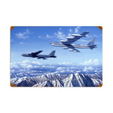 B52 Keep Ticking Metal Sign Wall Decor 24 x 16