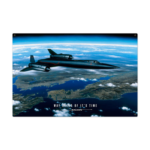 Ahead of its Time Metal Sign Wall Decor 36 x 24