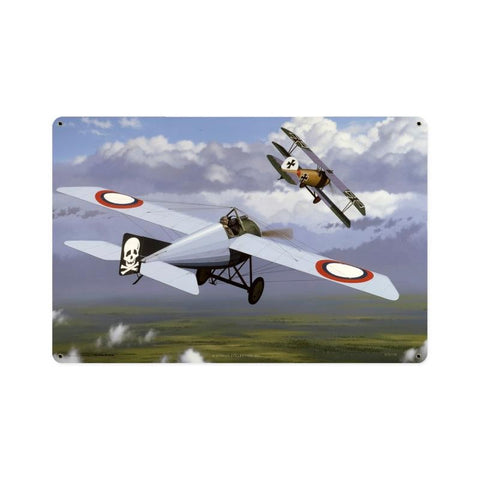 Air Pirate Metal Sign Wall Decor 18 x 12