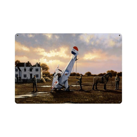 Stuck In The Mud Metal Sign Wall Decor 18 x 12