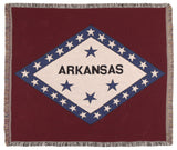 Flag Of Arkansas Tapestry Throw