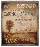 Pay It Forward Tapestry Throw