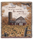 A Moment Lasts Tapestry Throw