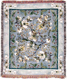 Flowering Dogwood Tapestry Throw