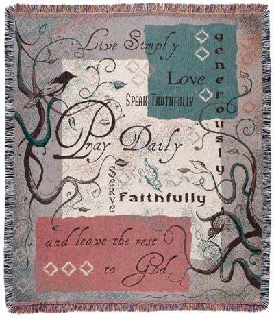 Pray Daily Tapestry