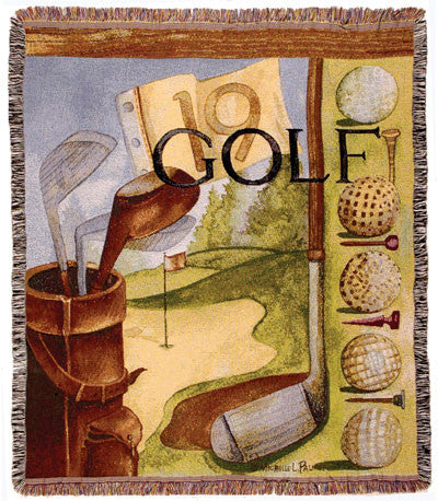 Tapestry - Vintage Golf Throw