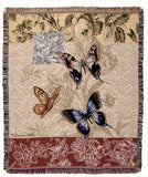 Tapestry - Butterfly Floral Throw
