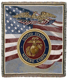 U.S. Marines Tapestry Throw (Tpm911)