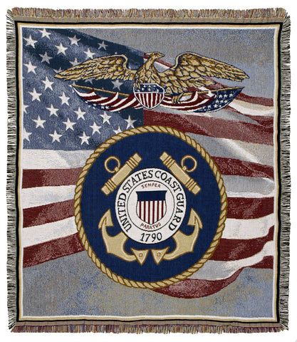 U.S. Coast Guard Tapestry Throw (Tpm912)