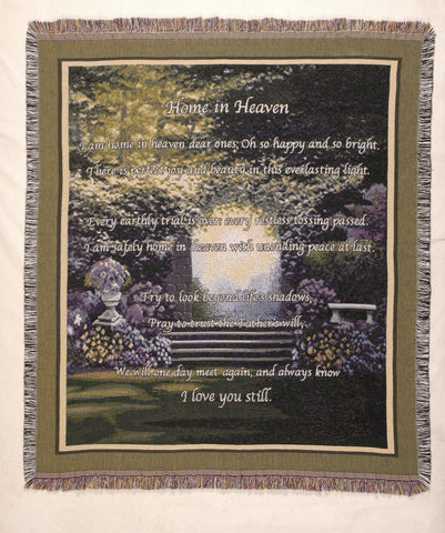 Home In Heaven Tapestry Throw