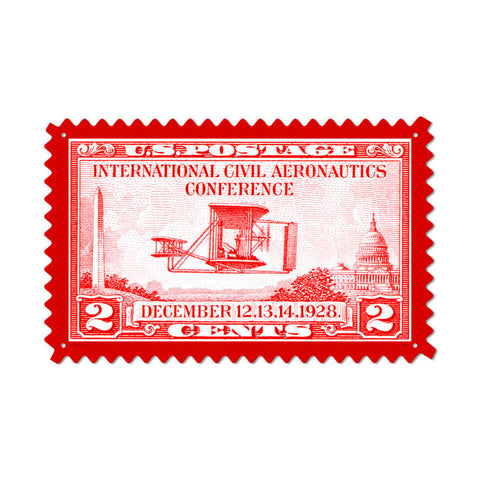 Civil Aeronautics Metal Sign Wall Decor 24 x 15