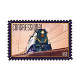 Congressional Train Metal Sign Wall Decor 24 x 14